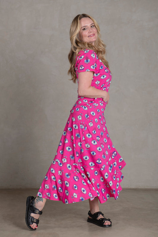 Blusa Carla Fluity Pink Eyes