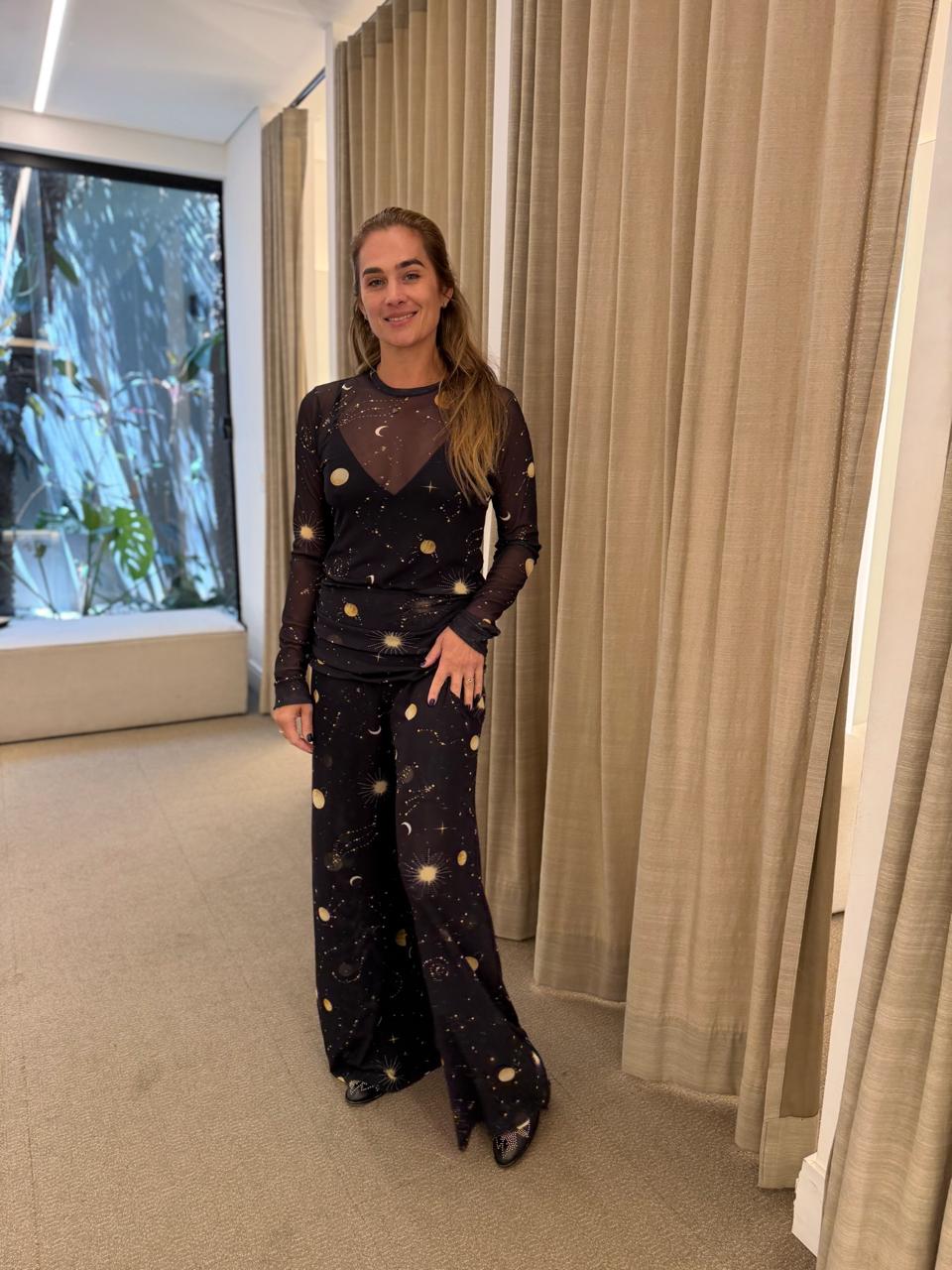 Blusa Skin Tule Universo