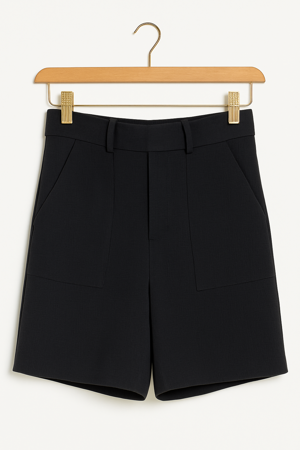 Bermuda Bruna Boucle Preto
