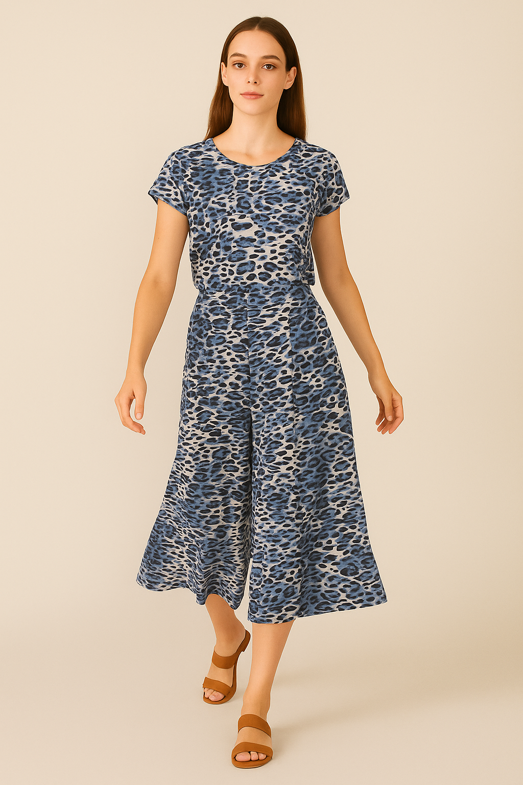 Pantacourt Fluity Onça Blue