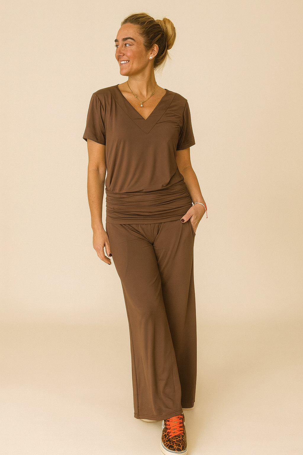 Blusa Marrie Fluity Café