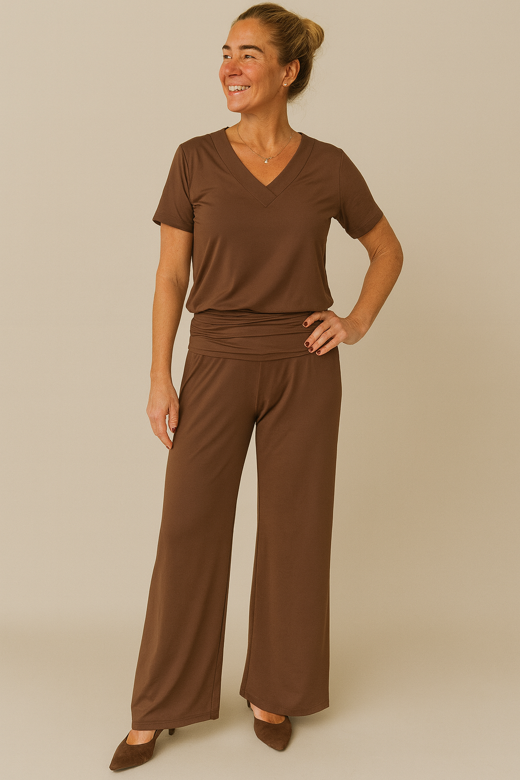 Blusa Marrie Fluity Café