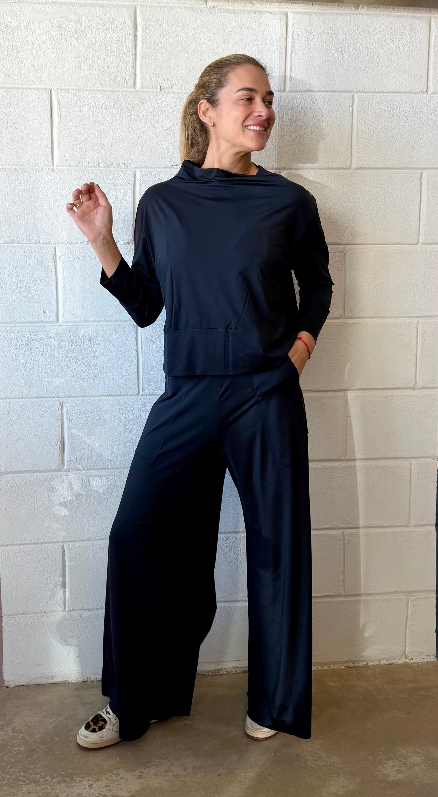 Pantalong Jersey Preto