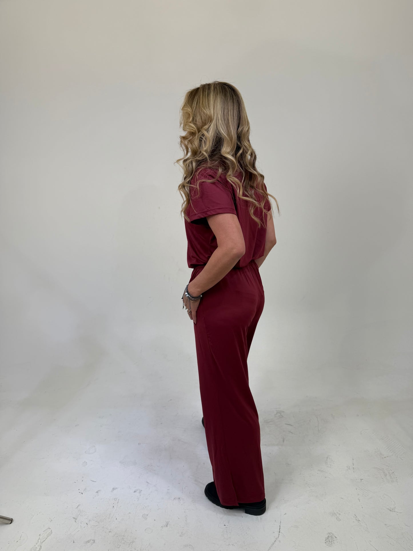 Blusa Carla Jersey Vinho