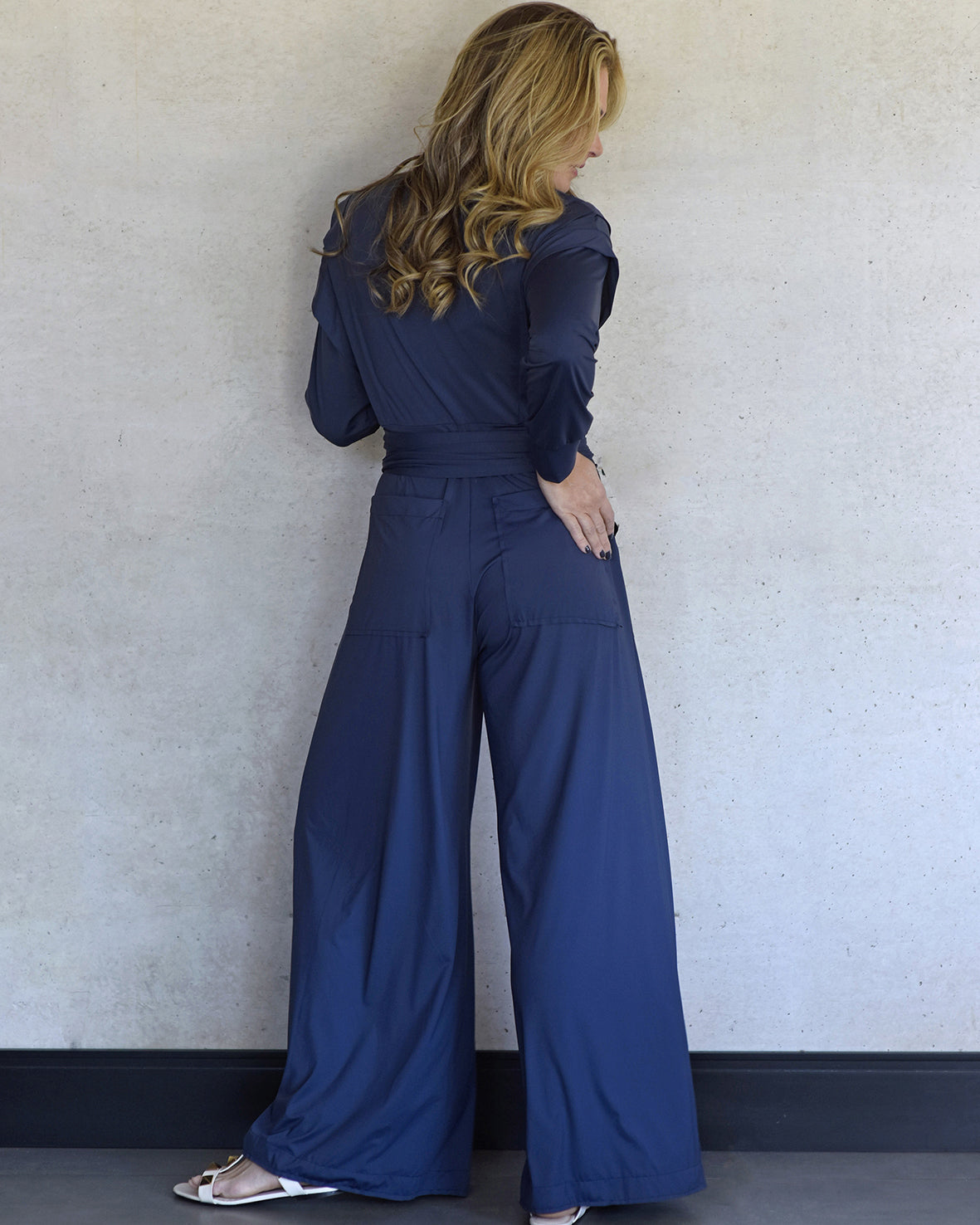 Macacão Fabi Fluity Marinho