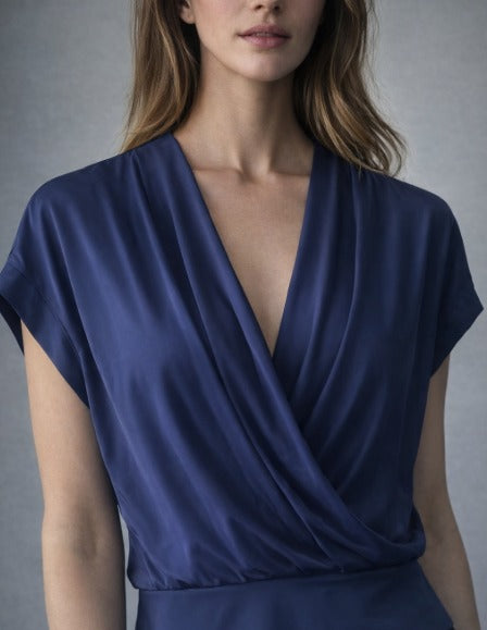 Blusa Ximena Fluity Marinho