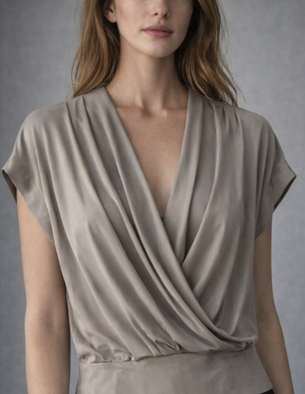 Blusa Ximena Fluity Moccacino