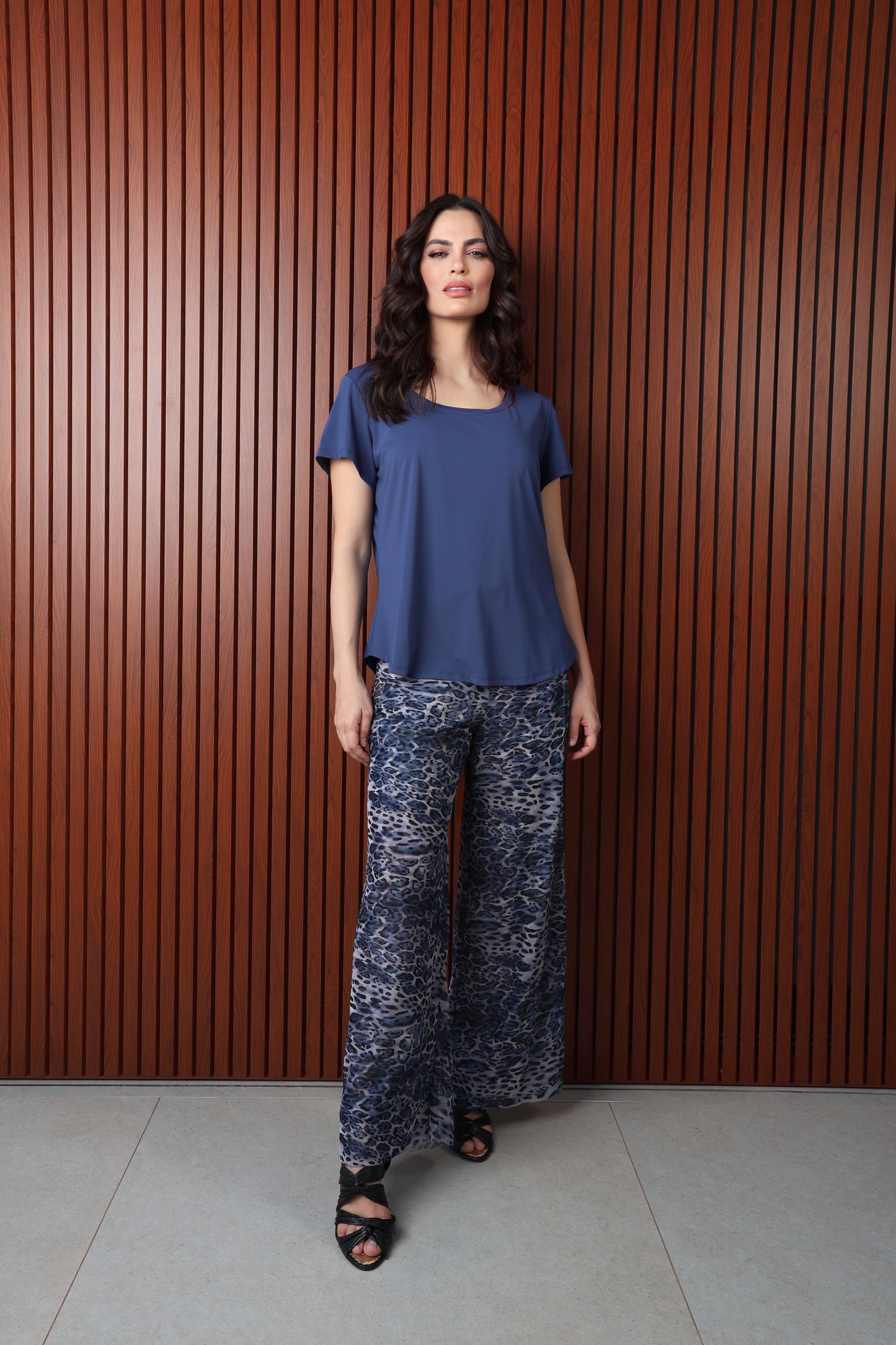 Blusa Carla Fluity Blue Jeans