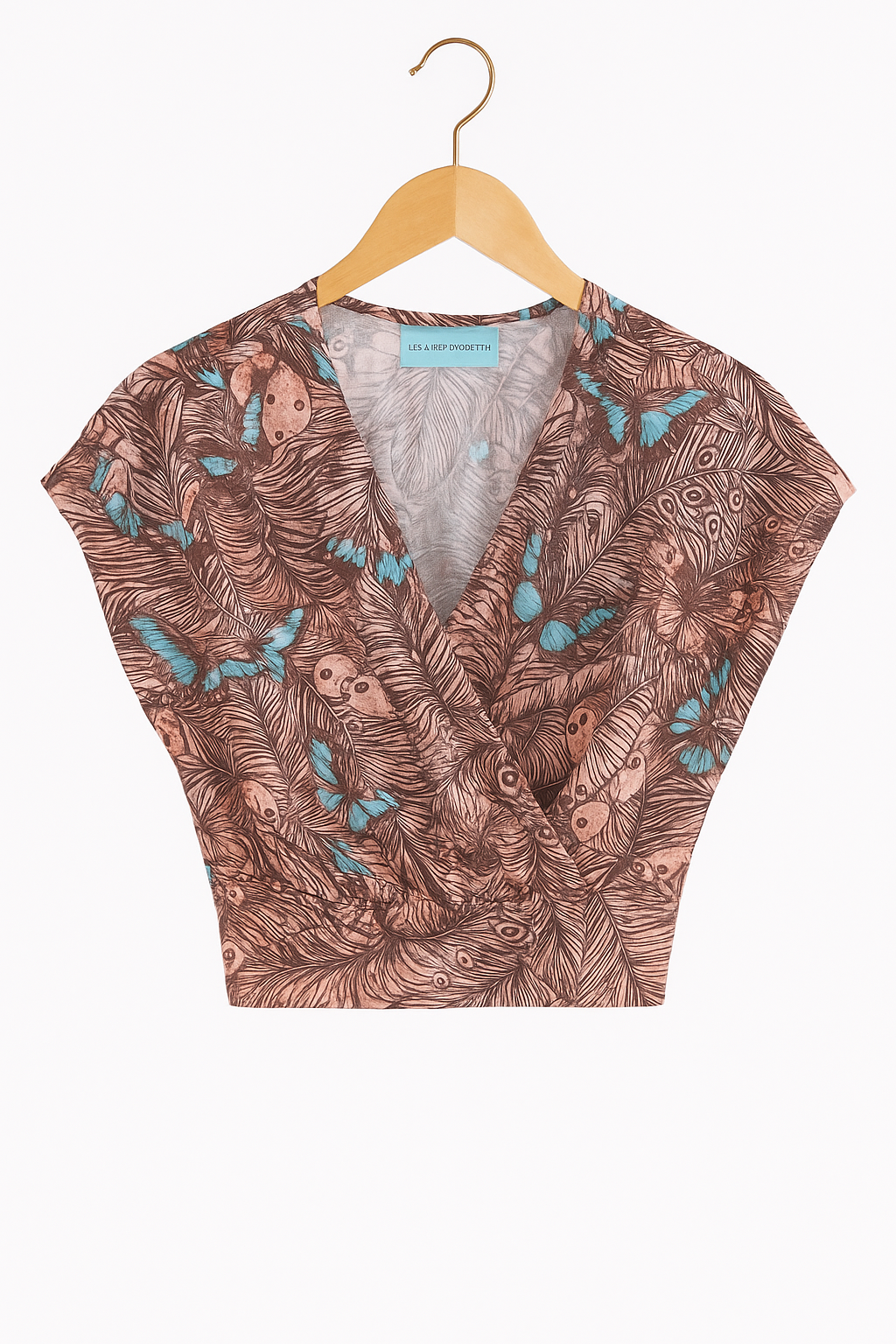 Blusa Ximena Jersey Borboleta Rose