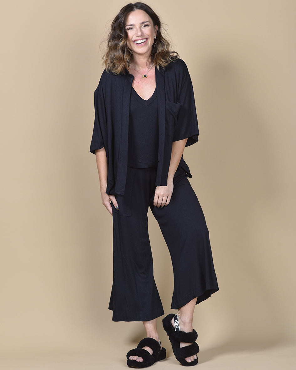 Camisa Telma Tricot Black