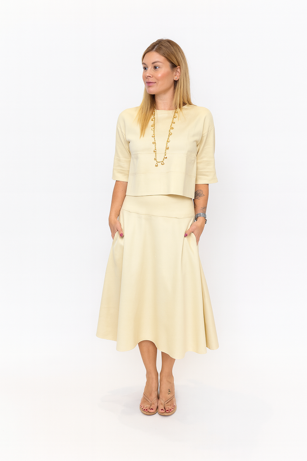 Cropped Malu Tencel Butter