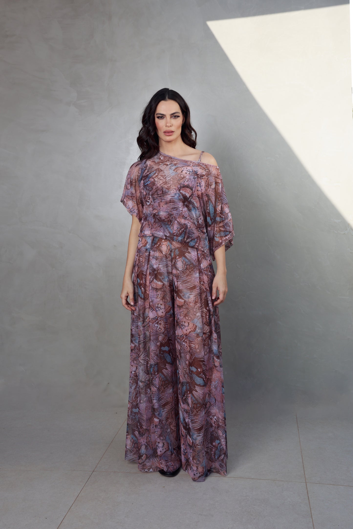 Cropped Tule Borboleta