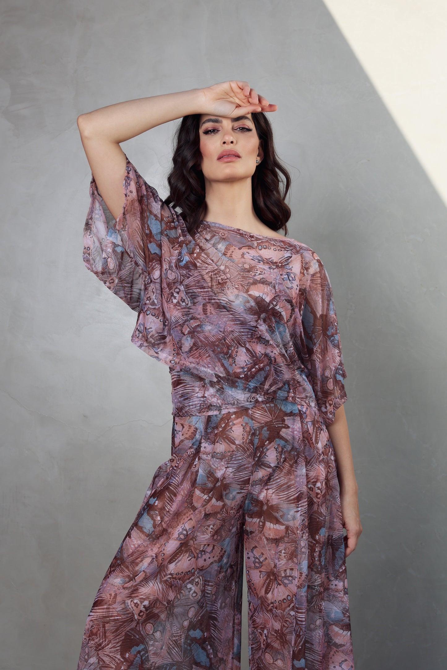 Cropped Tule Borboleta