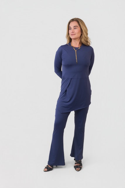 Bailarina Jersey Marinho
