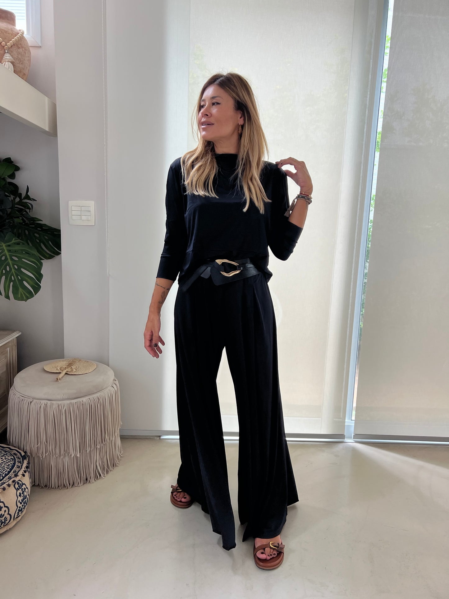 Pantalong Fluity Carol Preto