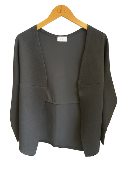 Casaco Casulo Boucle Preto