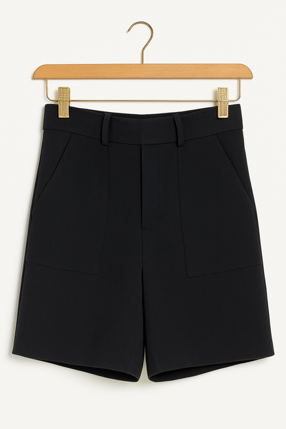 Bermuda Bruna Boucle Preto
