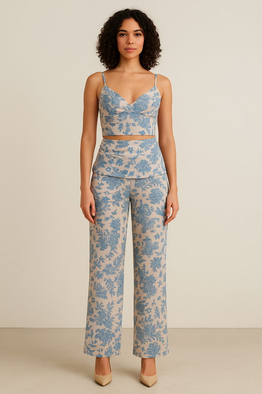 Calça Alice Tule Dior Blue