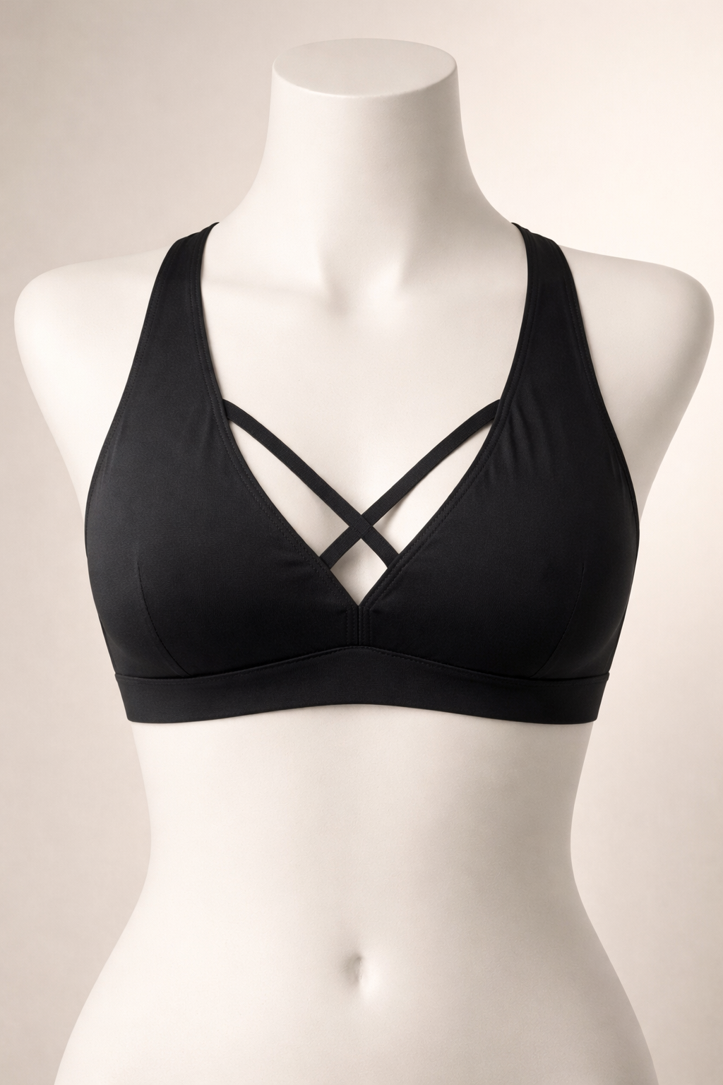 Top Elástico Gym Preto