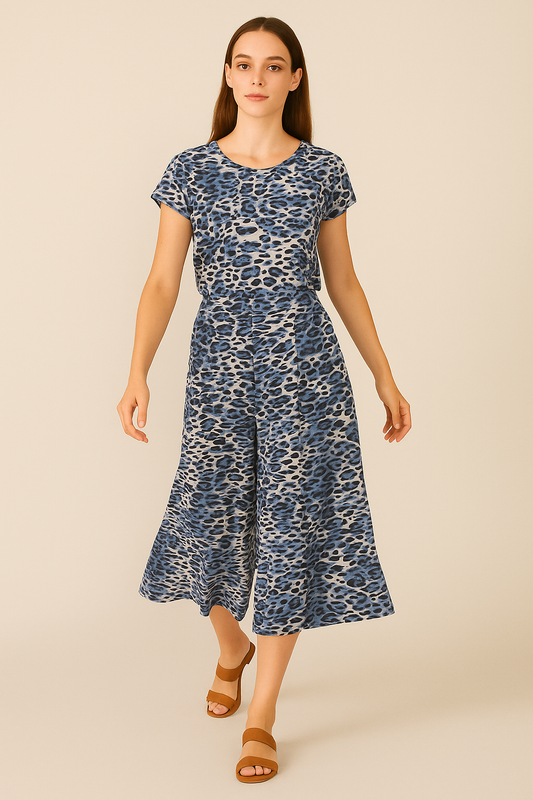 Pantacourt Fluity Onça Blue