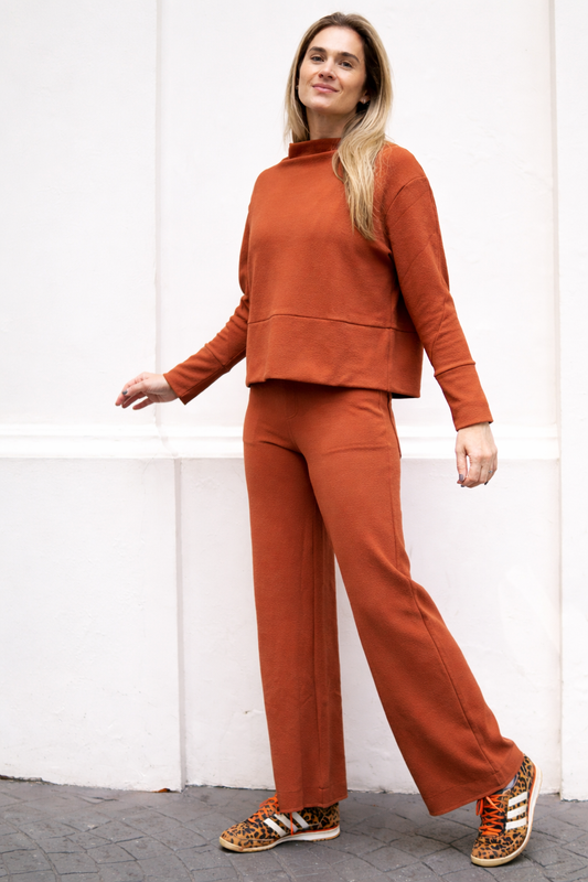 Pantalona Gisela Boucle Brown