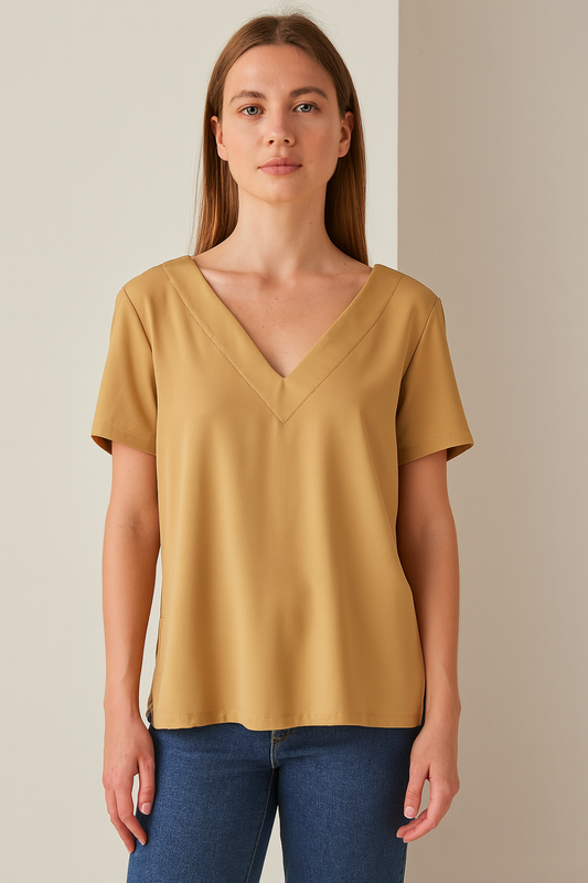 Blusa Marrie Fluity Areia