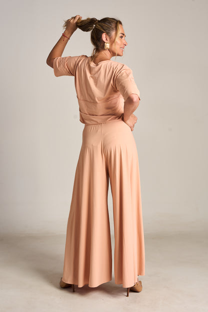 Cropped Malu Jersey Bisque