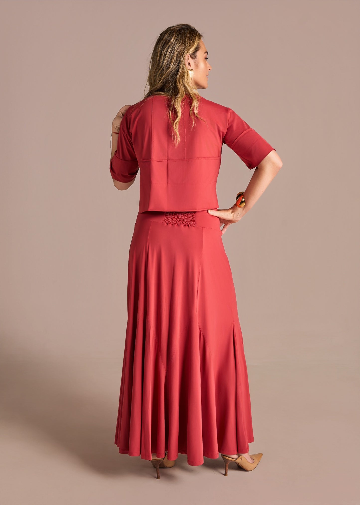 Cropped Malu Jersey Paprika