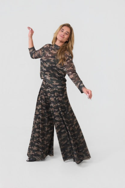 Pantalona Carol Tule Camuflado