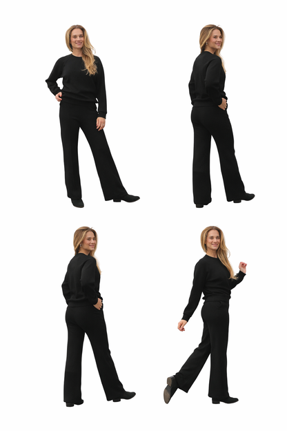 Moletom Vitoria Boucle Preto