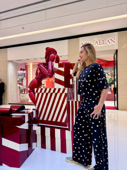 Cropped Malu Jersey Los Preto