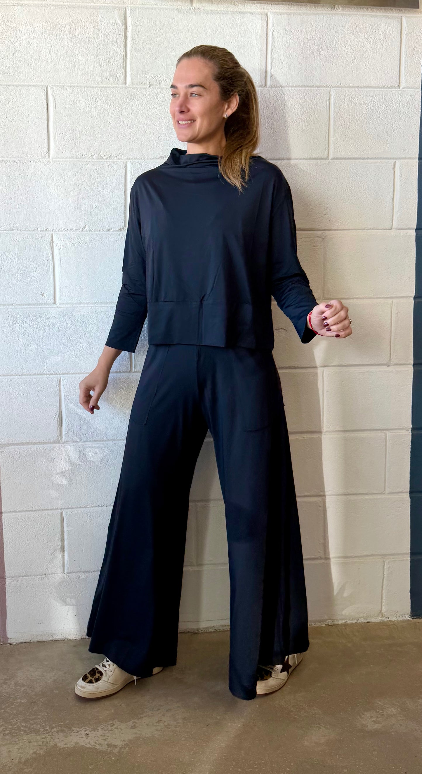 Pantalong Jersey Preto