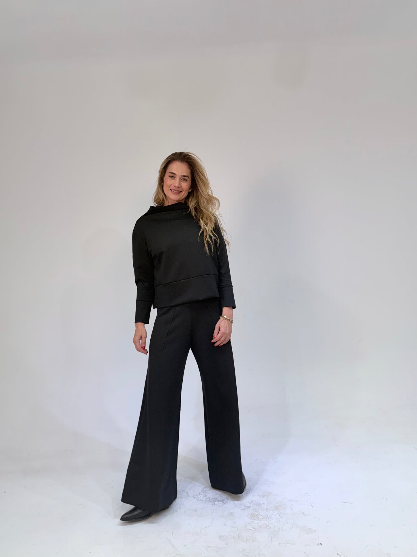 Pantalong Tencel Preto