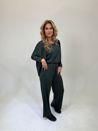 Casaco Casulo Jersey Verde