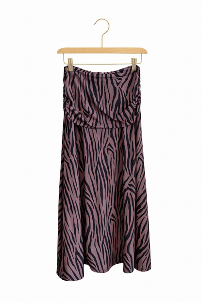 Saia Bia Jersey Zebrado