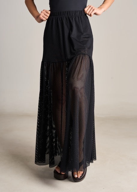 Saia Camila Telinha Preto