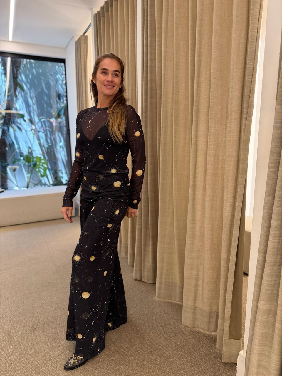 Blusa Skin Tule Universo