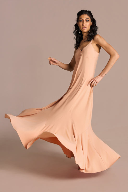 Vestido Mimi Jersey Bisque