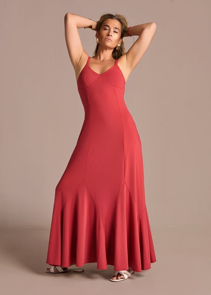 Vestido Mimi Jersey Paprika