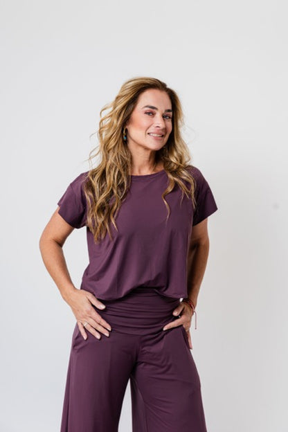 Blusa Isabel Fluity Vinho Taruma