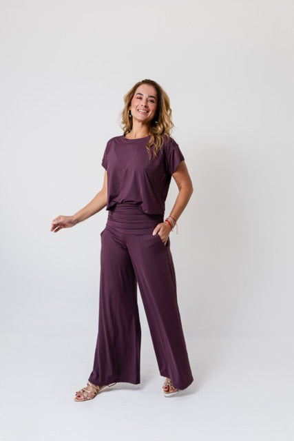 Blusa Isabel Fluity Vinho Taruma