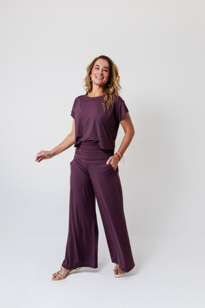 Blusa Isabel Fluity Vinho Taruma