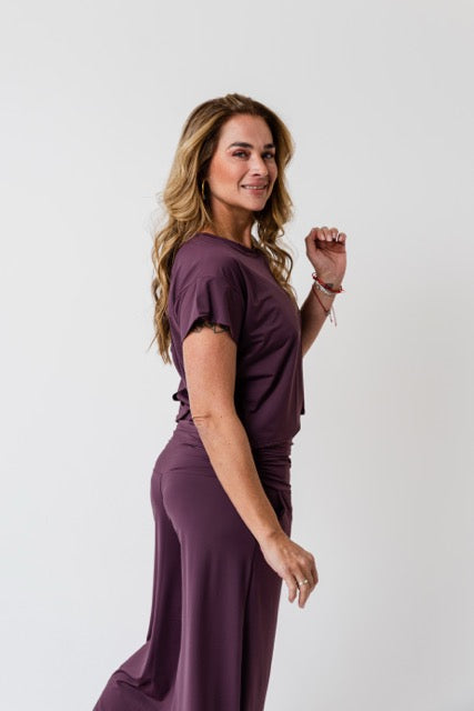 Blusa Isabel Fluity Vinho Taruma
