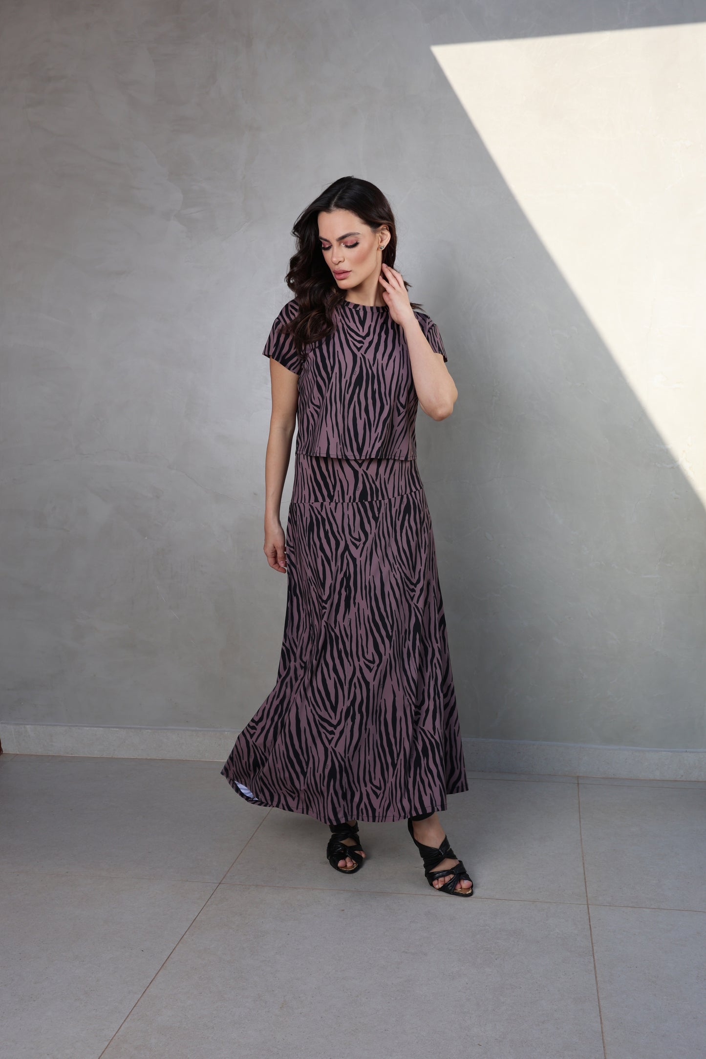 Blusa Isabel Fluity Zebrado