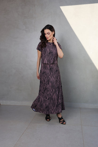 Blusa Isabel Fluity Zebrado