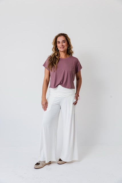 Blusa Isabel Fluity Nude Chá