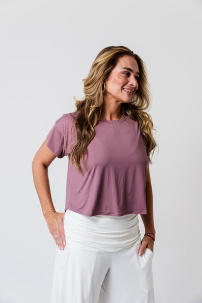 Blusa Isabel Fluity Nude Chá