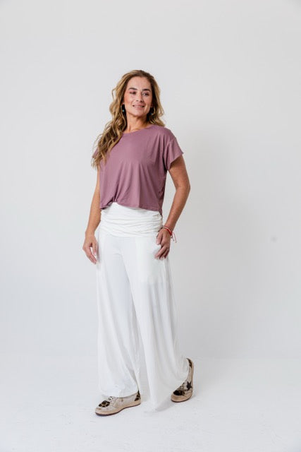Blusa Isabel Fluity Nude Chá
