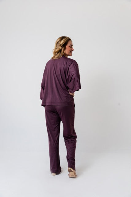 Calça Claudia Fluity Vinho Taruma
