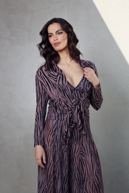 Casaco Mula Fluity Zebrado